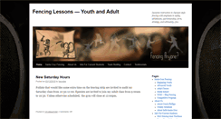 Desktop Screenshot of fencinglessons.biz